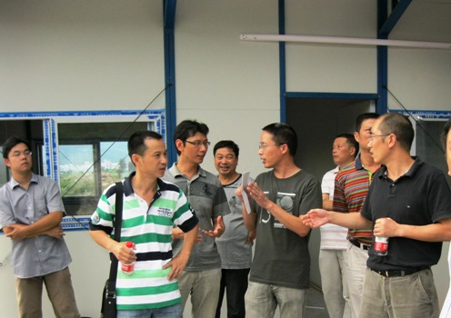 浙江省环保厅向导视察永嘉项目